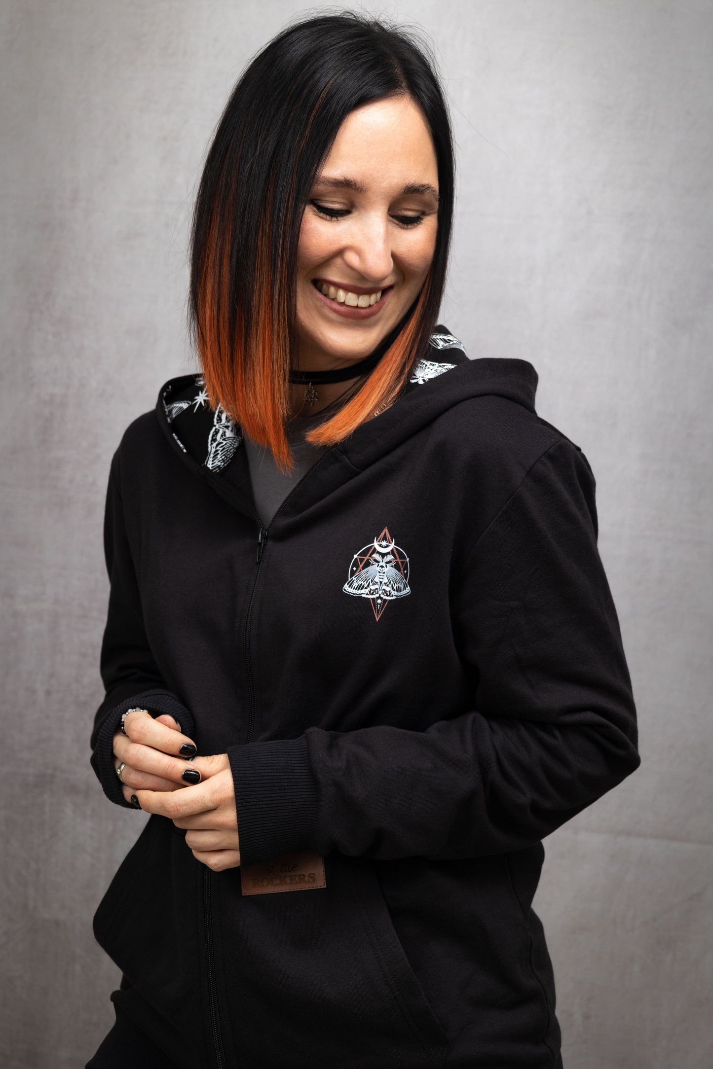 Adult Hoodie-Jacke Motte