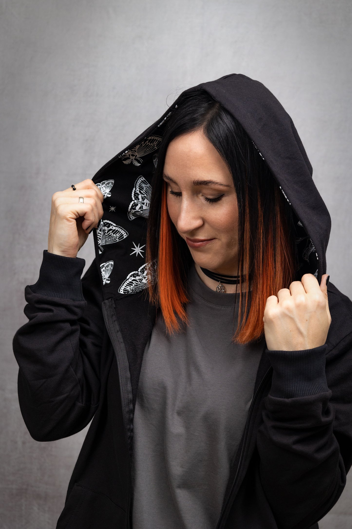 Adult Hoodie-Jacke Motte