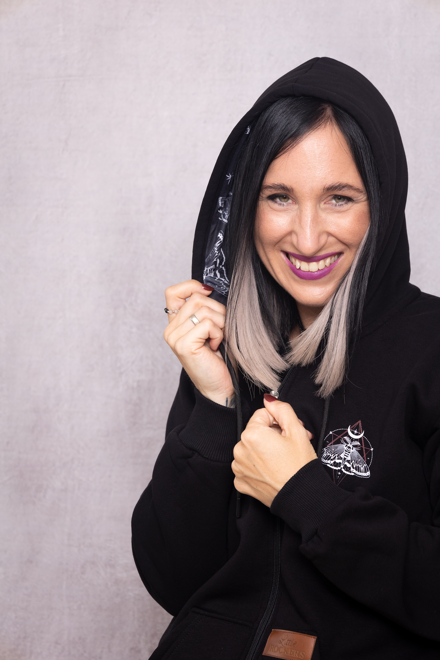 Adult Cozy Hoodie-Jacke Motte
