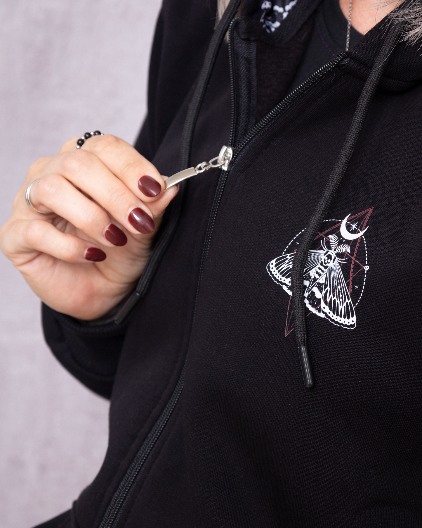 Adult Cozy Hoodie-Jacke Motte