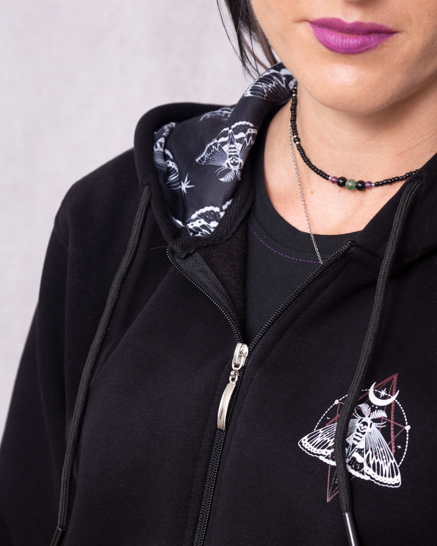 Adult Cozy Hoodie-Jacke Motte