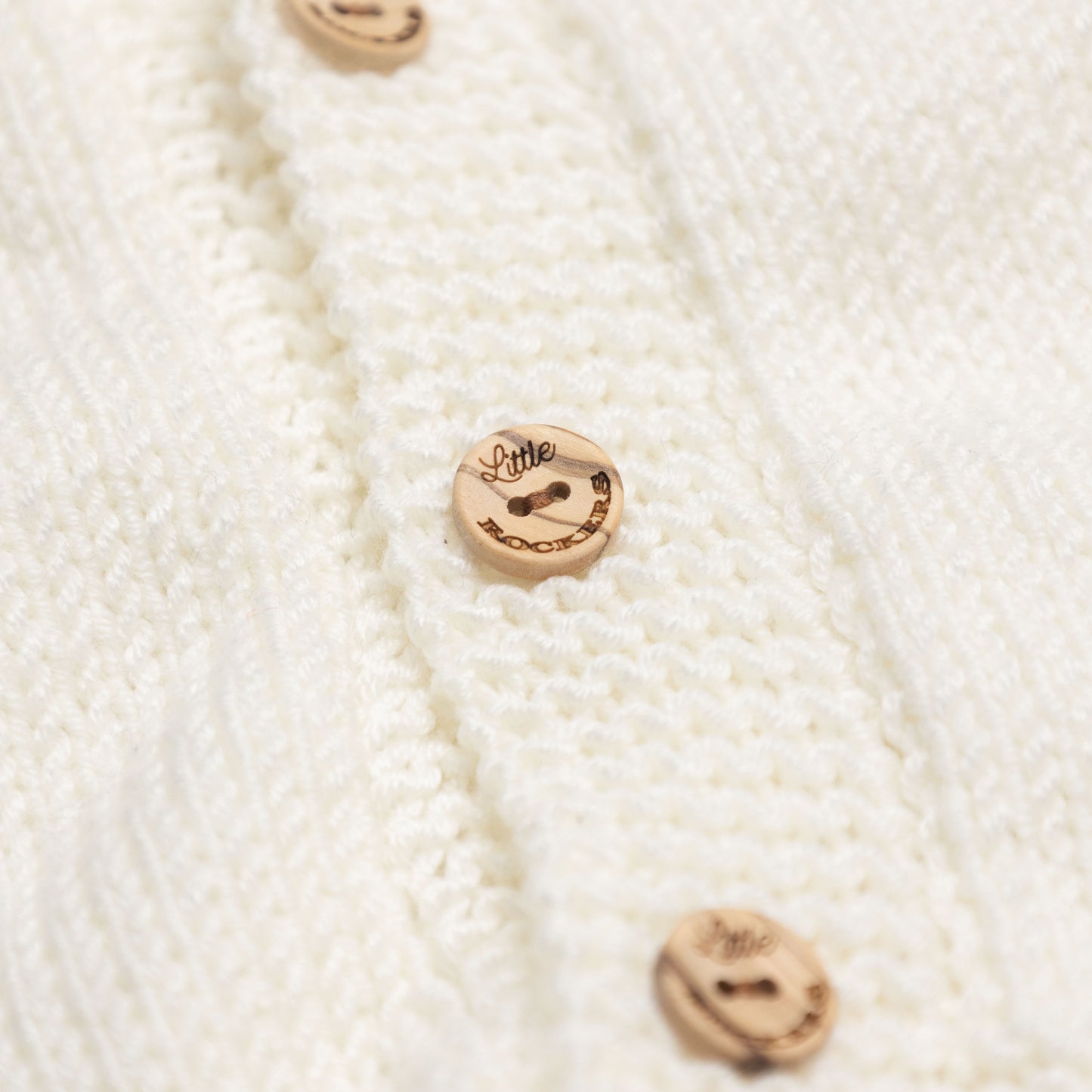 Baby Knit Hoodie-Jacke